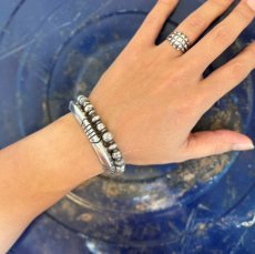 画像4: 【Mel.】Sterling Silver Random Beads Bracelet (4)