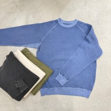 画像4: 【4色展開】-Good On- 光電子QUILT RAGLAN CREW SWEAT キルトラグランクルーシャツ (4)