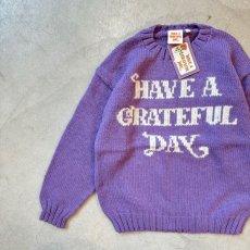 画像10: -HAVE A GRATEFUL DAY- WOOL KNIT CREW (10)